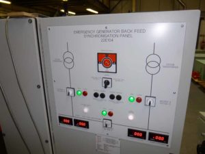 taqa harding generator syncronisation panel